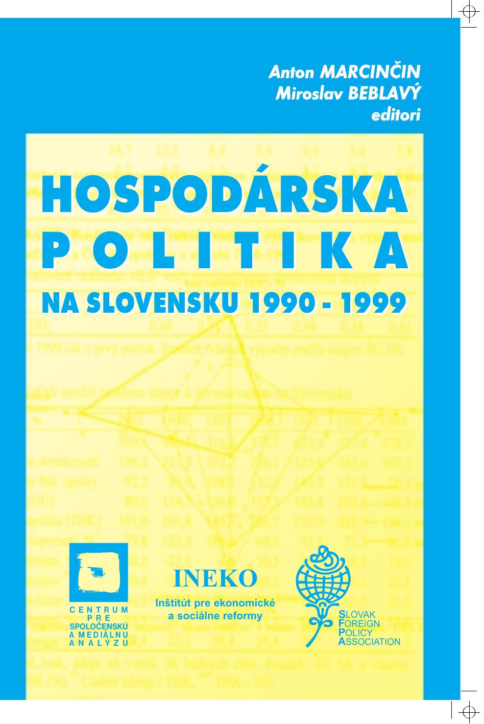 publikacie hospodarska politika