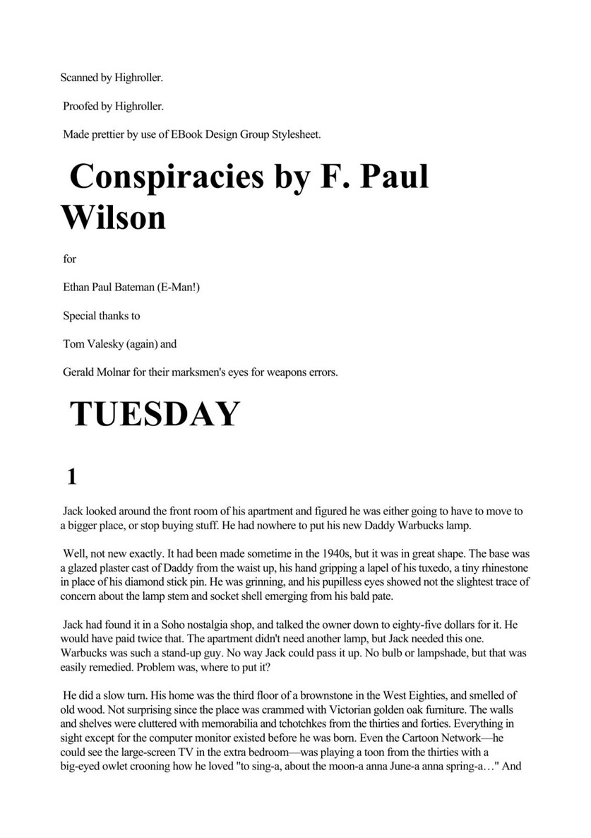 Conspiracies