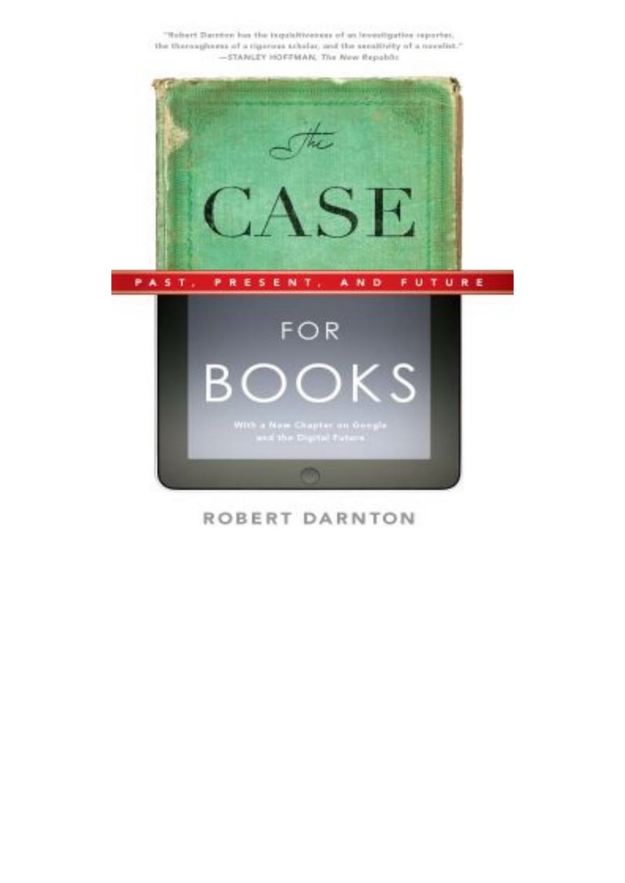 The Case for Books