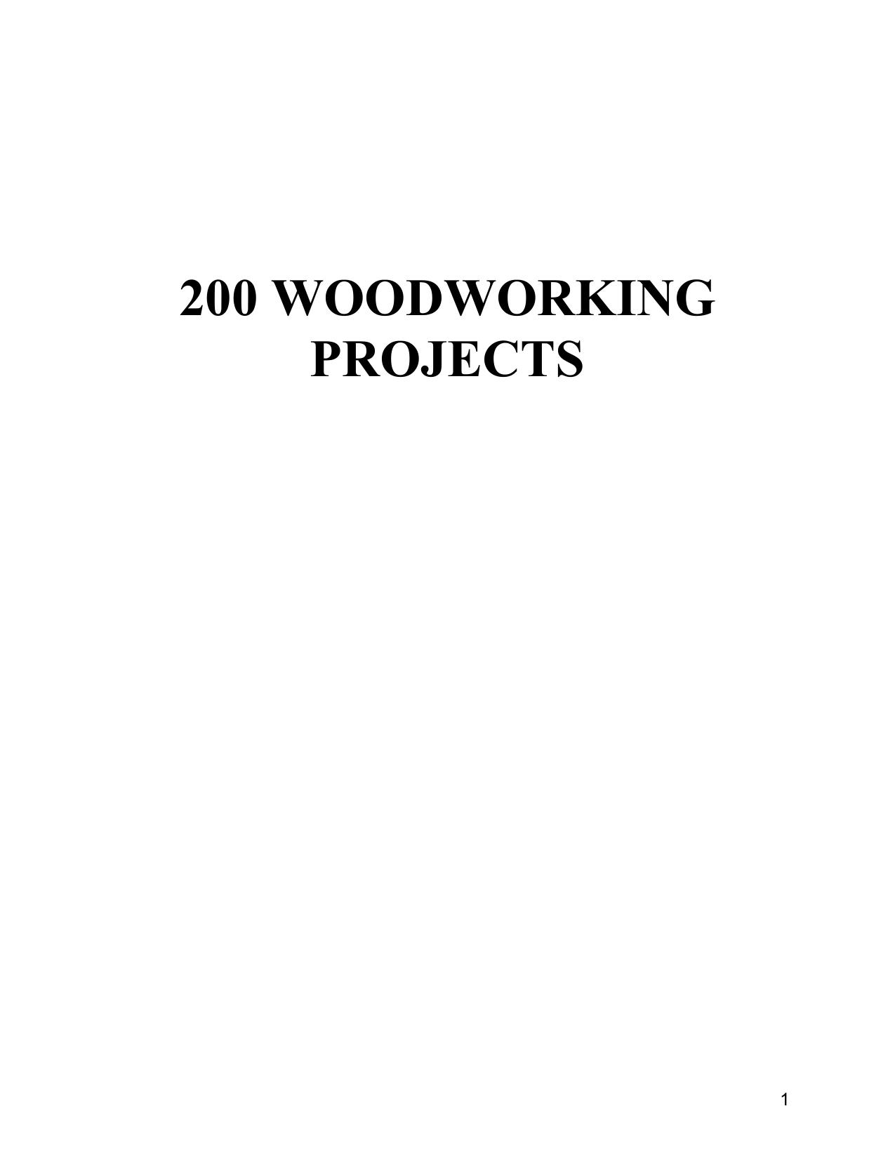 5001 Woodworking Projects